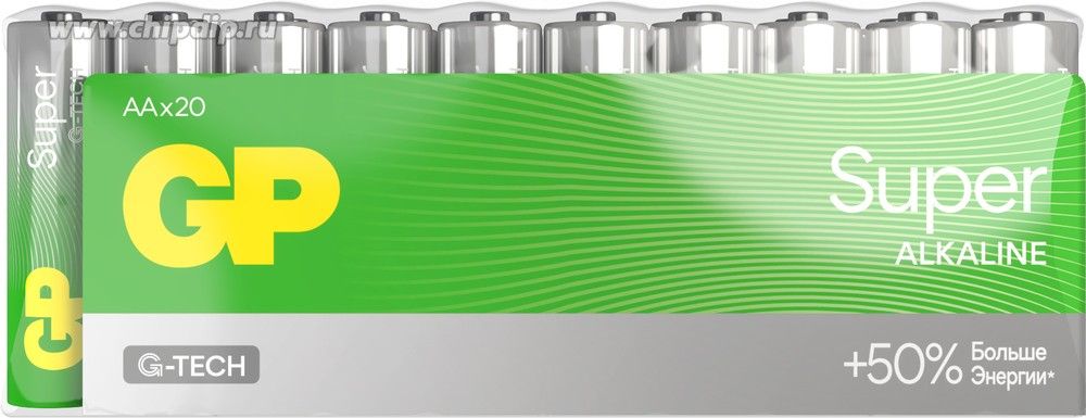 Батарейка LR-06 (АА) GP Super Alkaline, в спайке, цена за 1 шт 241443