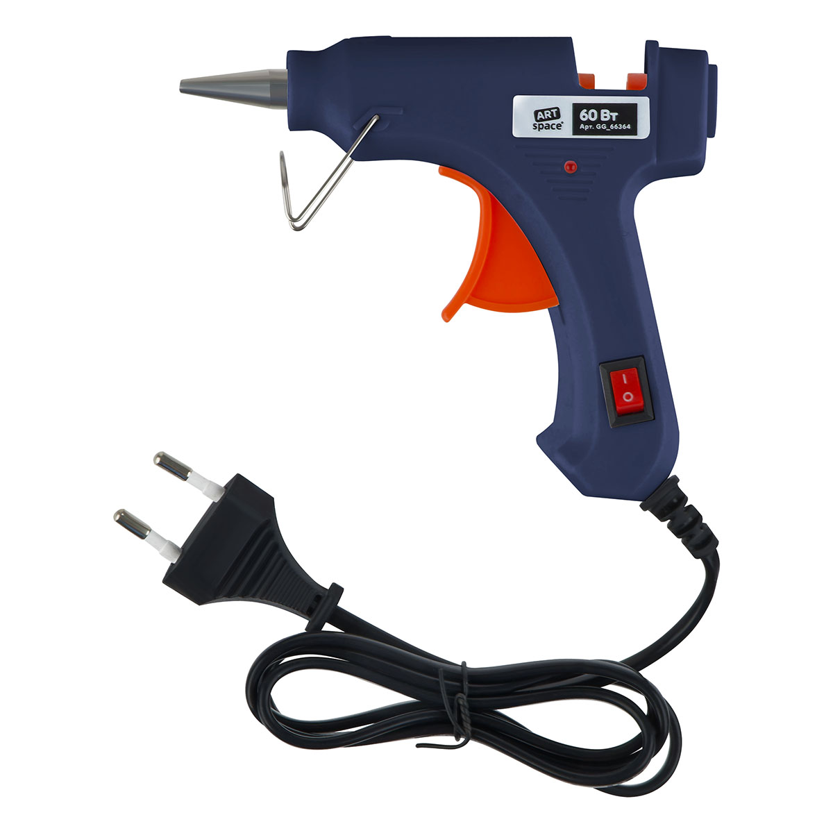 Клеевой пистолет ArtSpace, 20 Вт для стержня 7мм, блистер, выключатель