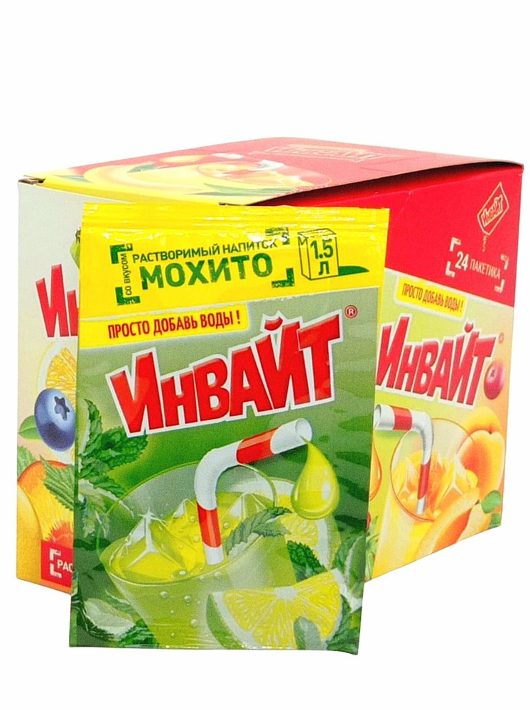 Растворимый напиток ИНВАЙТ-ЮПИ Мохито (Канди Клаб) (INV033) 12 гр*6 бл*24 шт