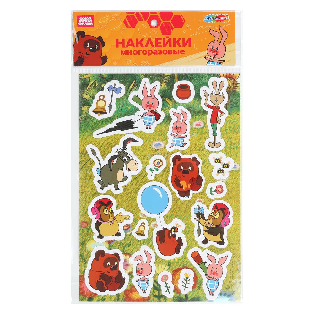 Наклейки бумажные, а5 СОЮЗМУЛЬТФИЛЬМ Винни Пух MultiArt в кор.10*50шт