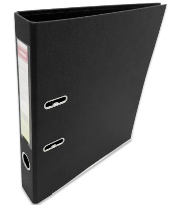 Регистратор 5,0 см.PVC 2 стор. INTELLIGENT DE-112 Черный