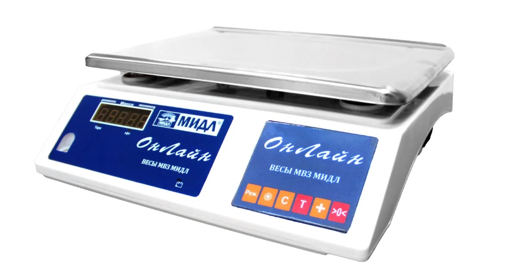 Весы эл. фасов. Мидл МТ 15 ВДА "Онлайн" RS 232/USB У