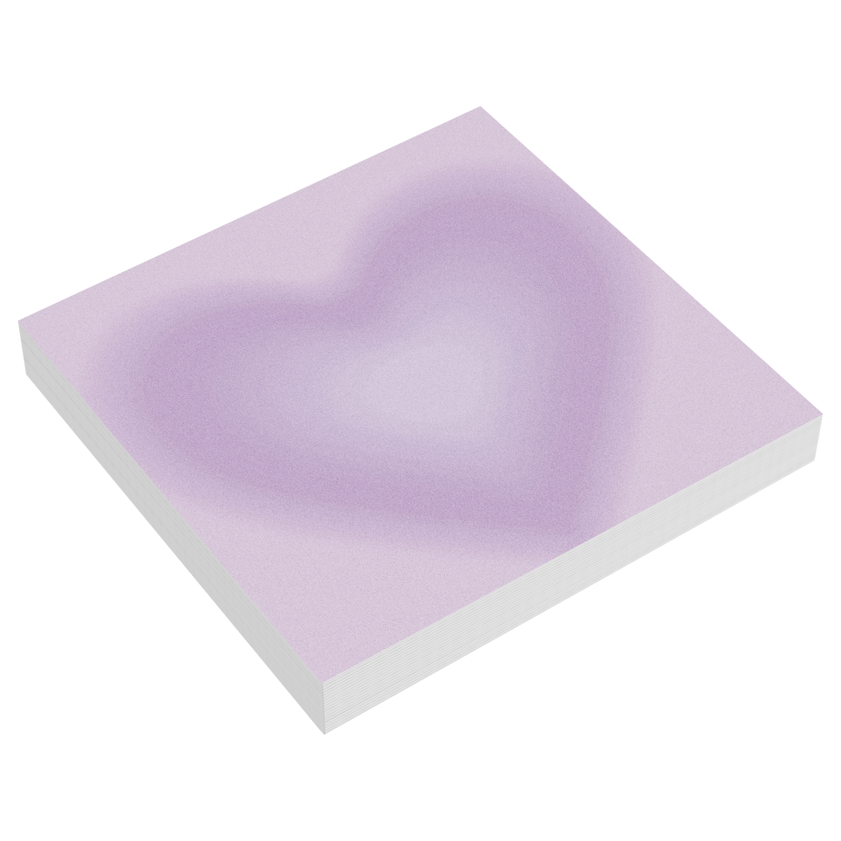 Блок для записей MESHU "Purple heart", 8,5*8,5см, 100л., на склейке