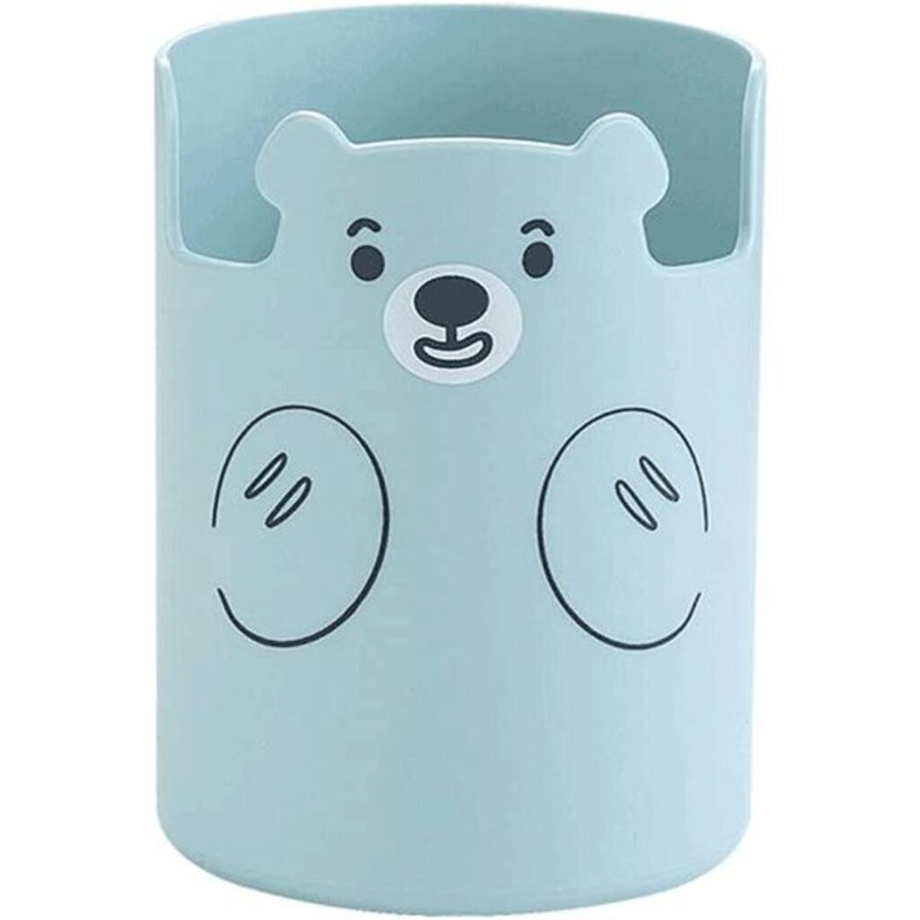 Подставка наст."deVENTE Teddy Bear" 10,5*7,8 см, пластиковая с принтом, бирюзовая deVENTE 209983