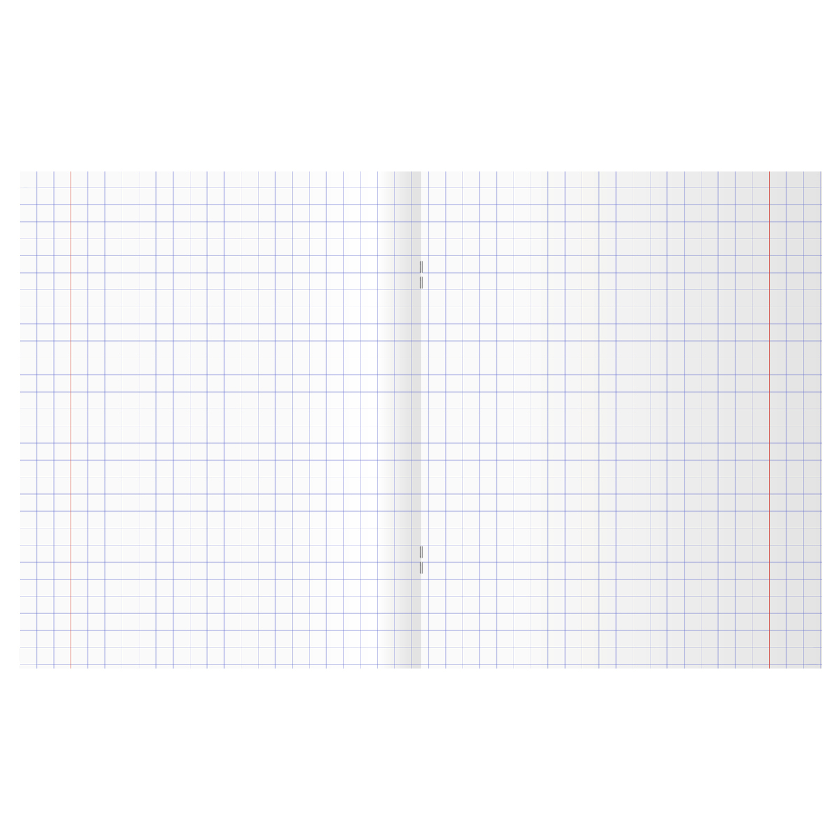 Тетрадь 12л., крупная клетка BG "Однотонный. Зеленый", пластиковая прозрачная обложка