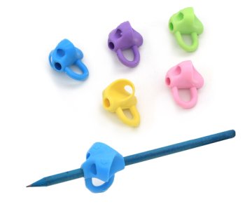 Держатель анатомический для пишущих предметов ZC-2 "Треугольник" на 3 пальца, цвета в ассортименте (