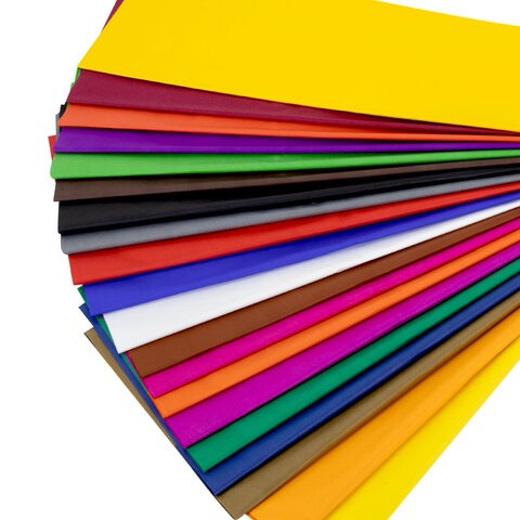 Цветная бумага ТИШЬЮ 17 г/м2, 50х66 см, 5 листов, 1 цвет