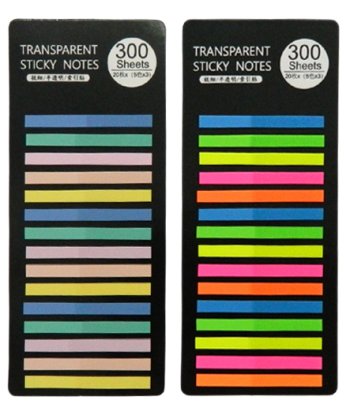 Закладки самоклеящиеся DM-109 пластиковые "Ассорти указательные " 50*4мм 15 полос*20листов