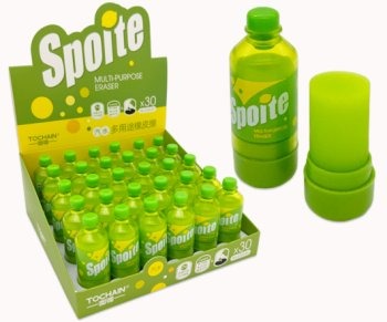 Ластик TOCHAIN DP-50 "Spoite" фигурный, 41*20мм, ароматизированный, зеленый, в пластиковом футляре E