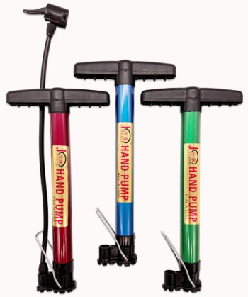 Насос DP-84 универсальный, ручной, со скобой, 31см, металл/пластик, ассорти (1/100)