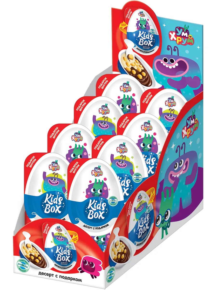 УМ И ХРУМ KIDS BOX Десерт с подарком, 20г.