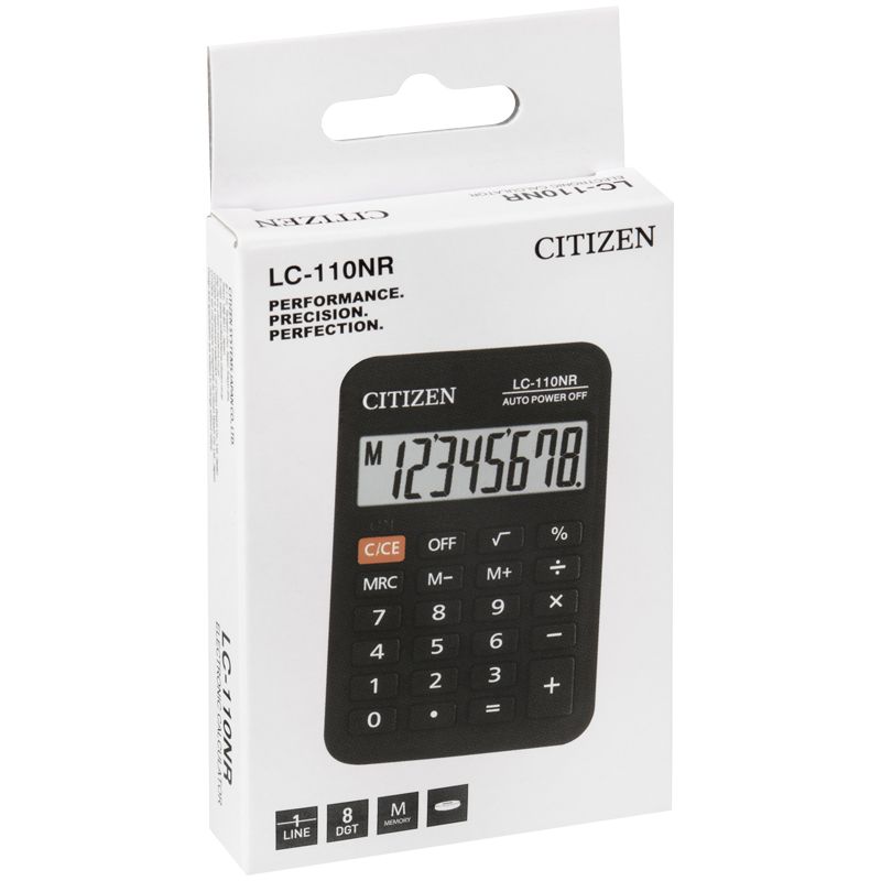 Калькулятор карманный Citizen LC-110NR, 8 разрядов_1