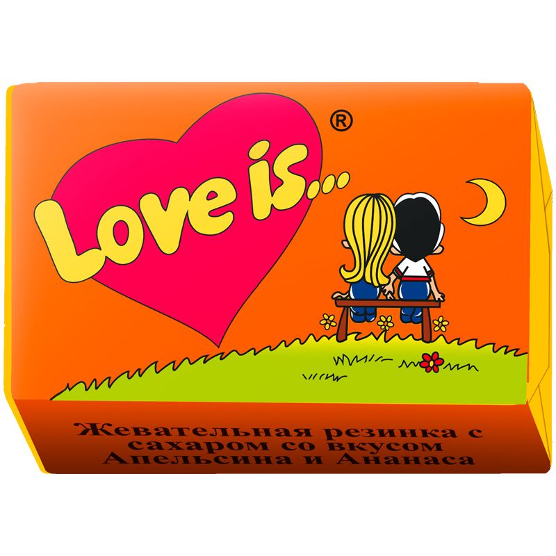 Жевательная резинка "Love is...", ассорти,  4,2г_1