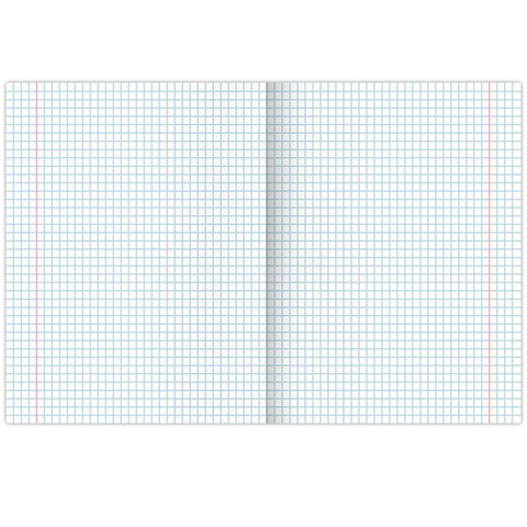 Книга учета OfficeSpace, А4, 192л., клетка, 200*290мм, бумвинил, цвет зеленый, блок офсетный_1