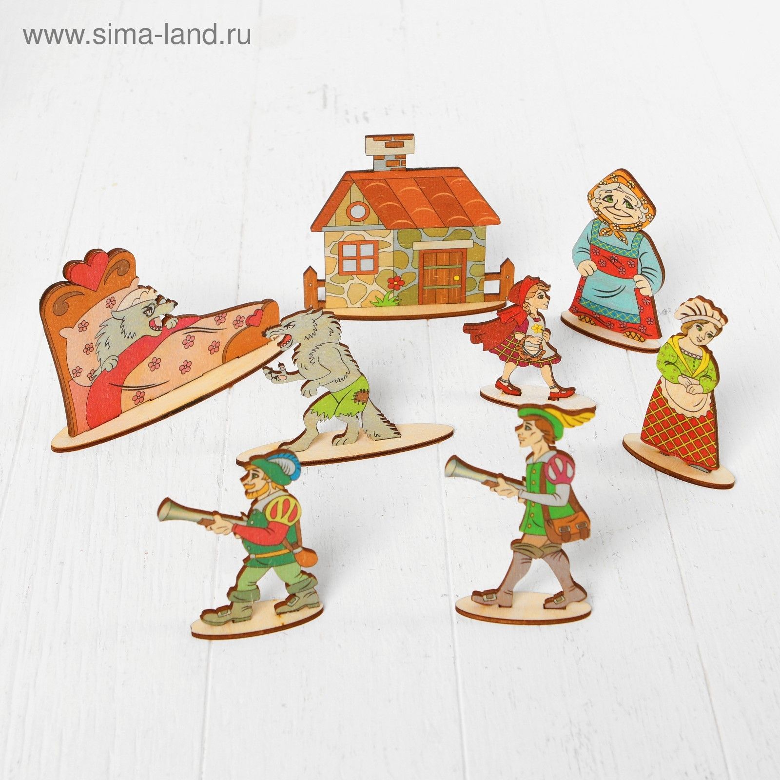 Кукольный театр сказки на столе  "Красная шапочка"  0018 3687201_1