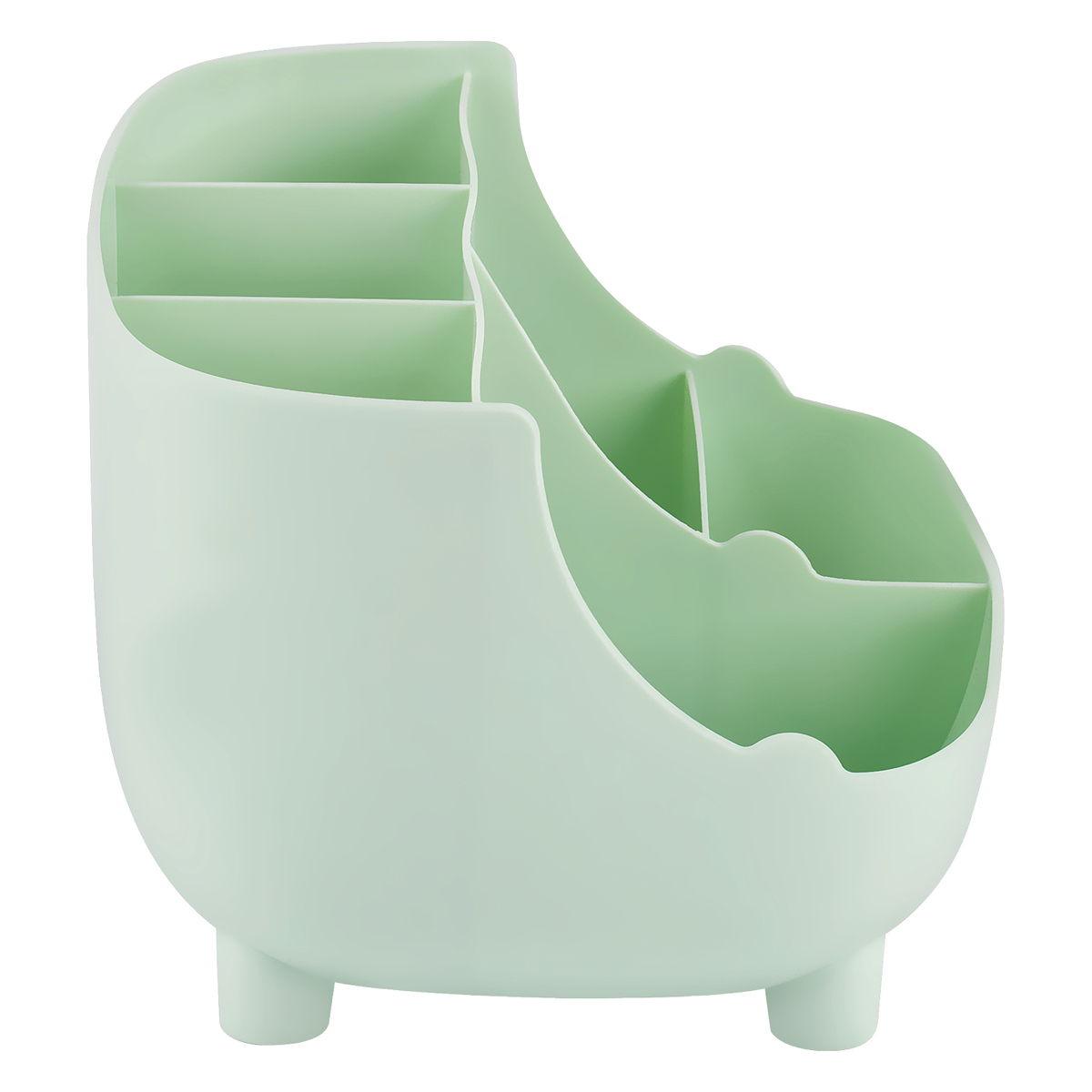 Настольная подставка MESHU, 6 отделений, пластиковая, мятная_1