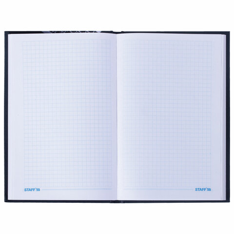 Блокнот А5 (135х206 мм), 80 л., твердый, клетка, STAFF, "Милый котик"_3