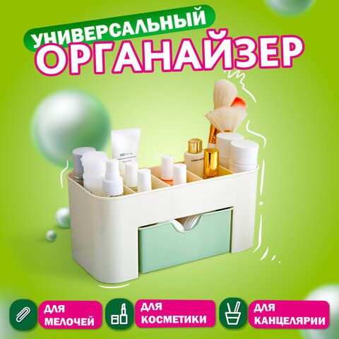 Органайзер для хранения косметики, канцтоваров, мелочей MINI 22х10,5х11 см, DASWERK_1