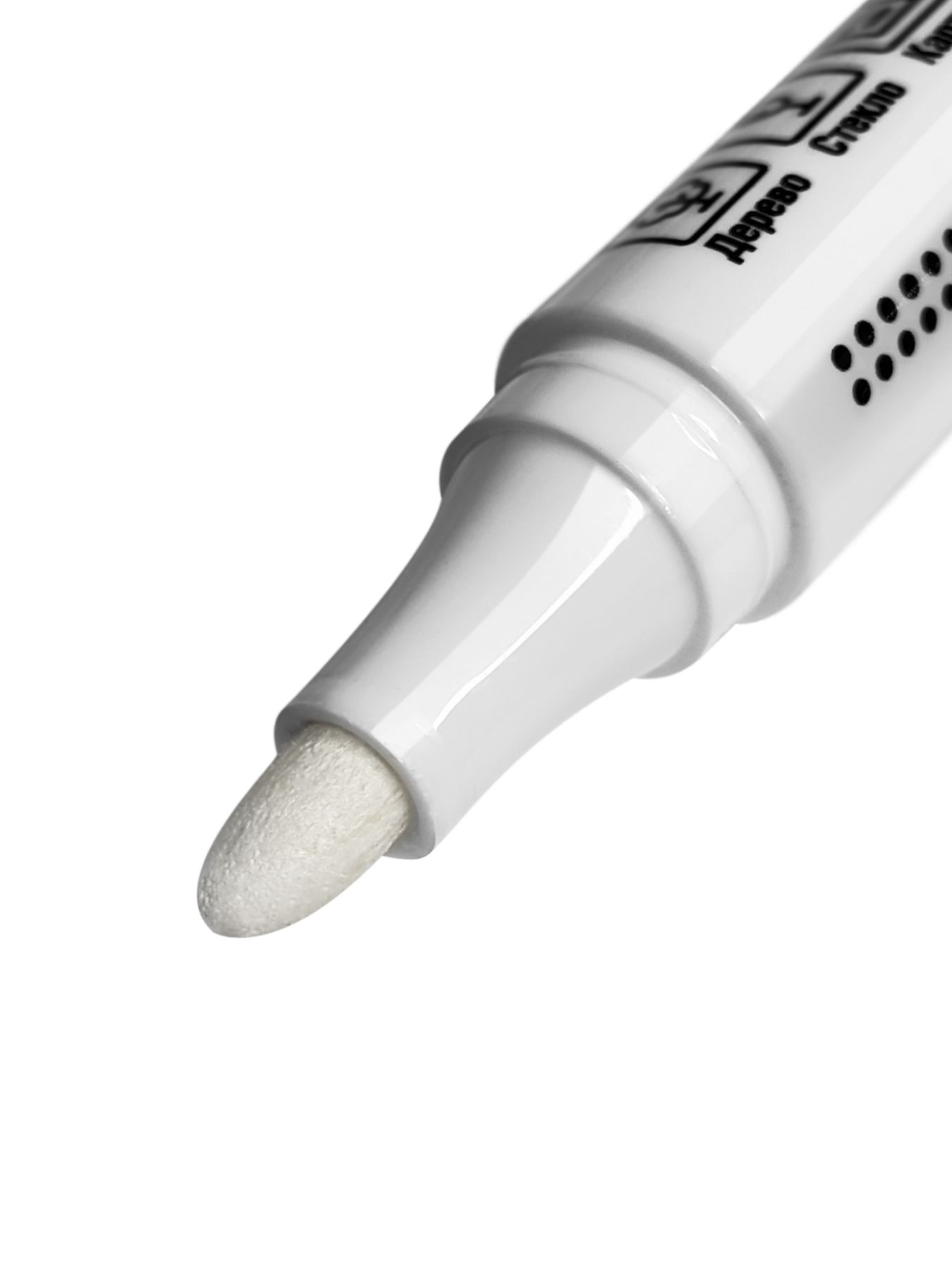 Маркер LEKON EXTRA WHITE перманентный белый, 012393_1
