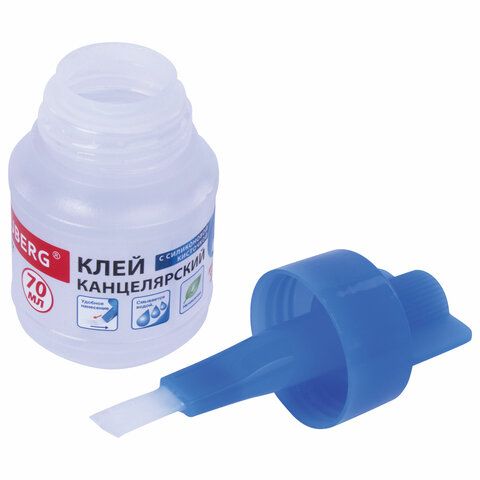 Клей канцелярский BRAUBERG, 70 мл, с кисточкой_2