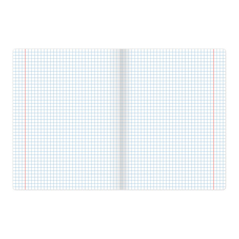 Тетрадь 12 л. ЮНЛАНДИЯ КЛАССИЧЕСКАЯ, клетка, обложка картон, ГОЛУБАЯ_2