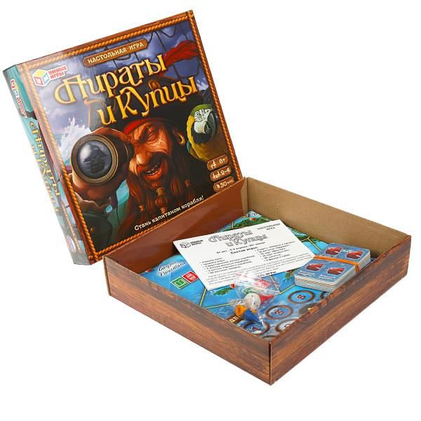 Пираты и купцы. Настольная игра-ходилка. Умные игры._1