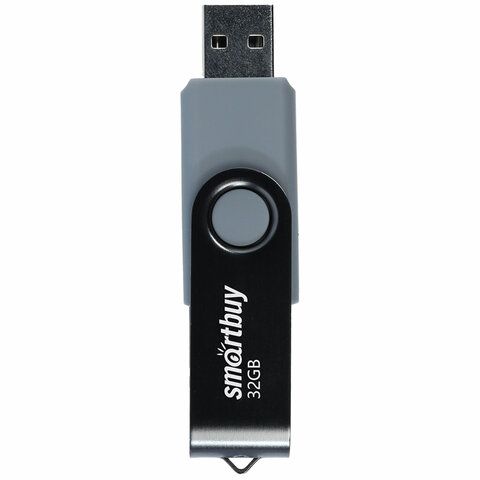 Флеш-диск 32 GB SMARTBUY Twist USB 2.0, черный_1