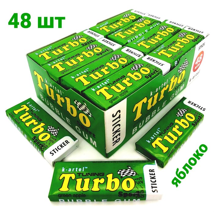 Жевательная резинка ТУРБО TURBO ассорти, 14гр_3