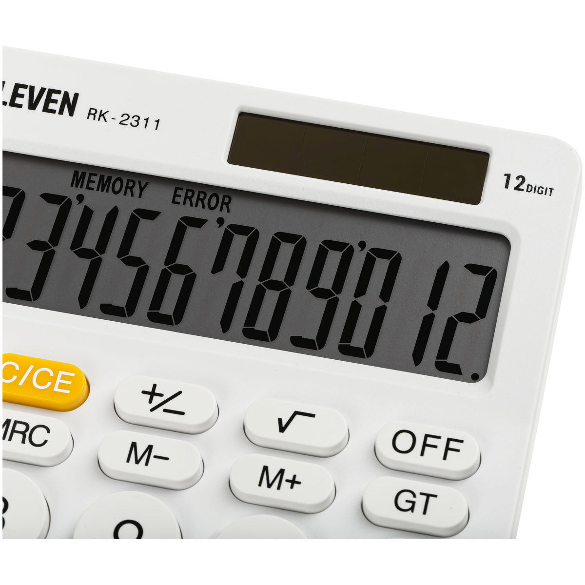 Калькулятор настольный Eleven RK-2311-WH, 12 разрядов, двойное питание, 143*192*26мм, белый_1