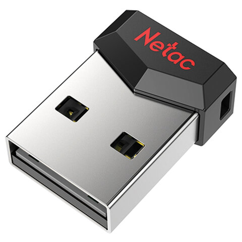 Флеш-диск 64GB NETAC UM81, USB 2.0, черный_1