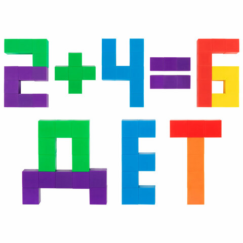 Магнитный конструктор MAGNETIC CUBES "КУБИЧЕСКИЙ", 48 магнитных кубиков, BRAUBERG KIDS_2