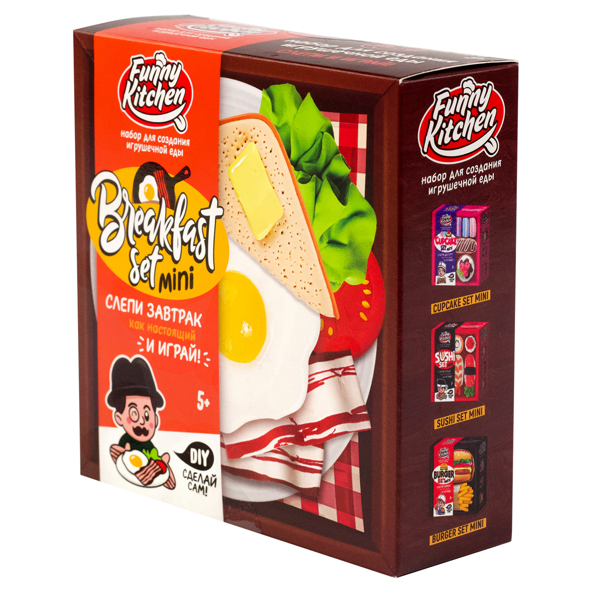 Набор для создания игрушечной еды Funny Kitchen "Breakfast set mini"_1