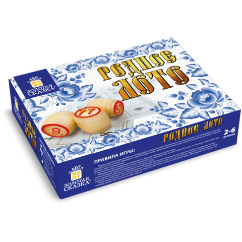 "Родное лото" классическое с деревянными бочонками, в картонной упаковке_2