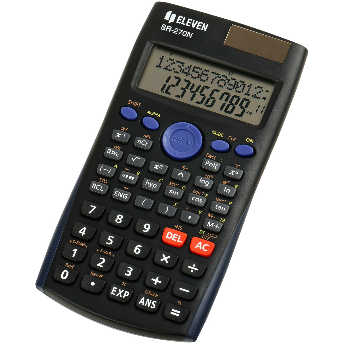 Калькулятор научный Eleven SR-270N, 10+2 разрядов, 240 функций, двойное питание, 82*162*16мм_2
