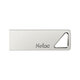 Флеш-диск 64GB NETAC U326, USB 2.0, металл. корпус, серебристый_1