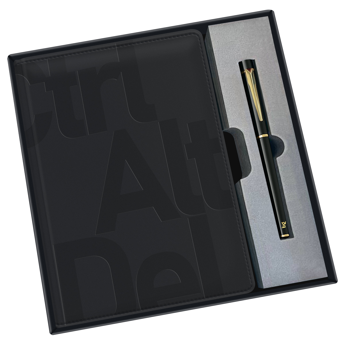 Ежедневник недатированный, А5, 136л., твердый переплет, кожзам, BG "Ctl+Alt+Del", черный, в подарочн_1