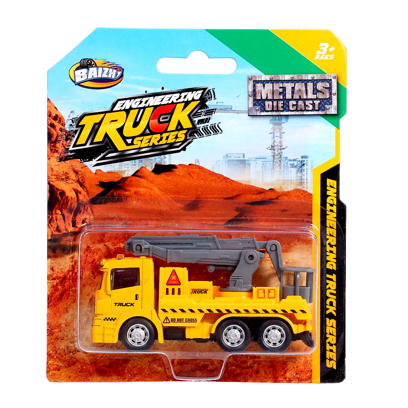 Машинка металлическая «Строительная техника. Кран», МИКС_1