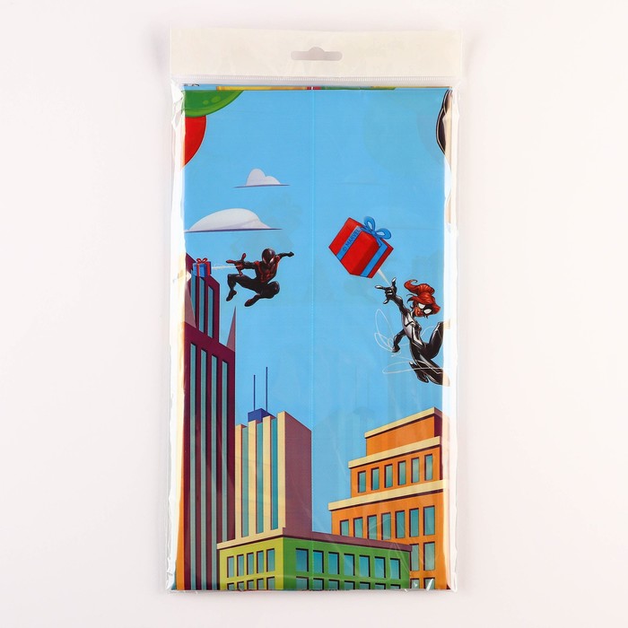 Скатерть одноразовая праздничная 120×180 см, 35 мкр, Человек-паук_1