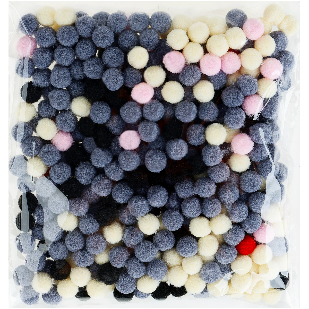 Аппликация помпонами ТРИ СОВЫ "Котик", 20*20см на подрамнике_2