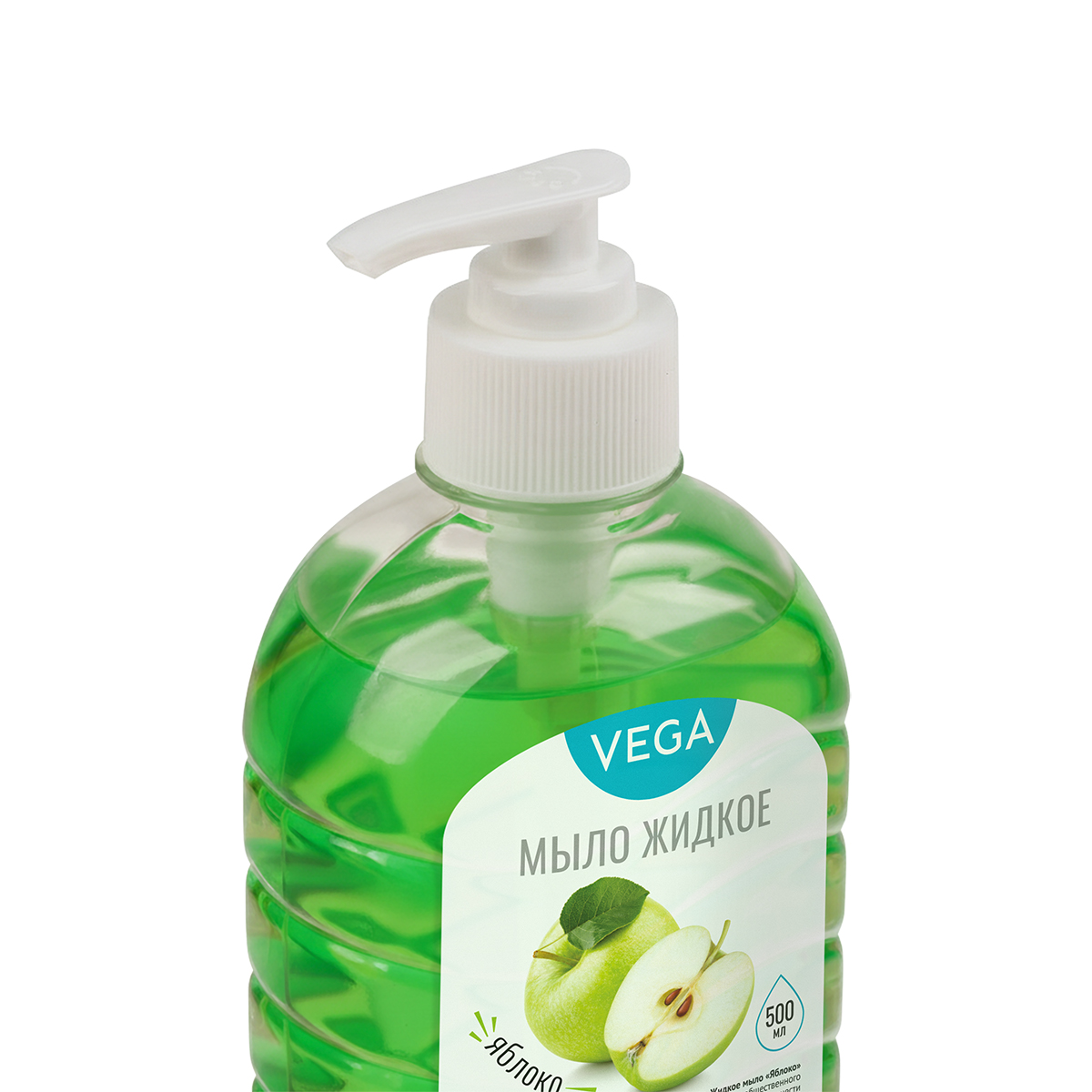 Мыло жидкое Vega "Яблоко", дозатор, 500мл_1