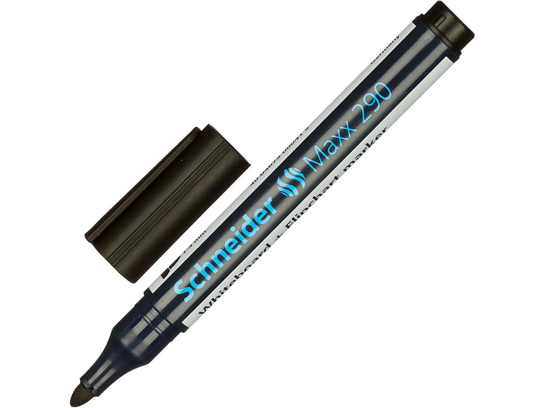 Маркер для белых досок Crown "Multi Board" черный, пулевидный, 3мм_3